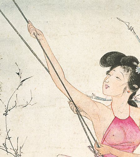 大新县-胡也佛的仕女画和最知名的金瓶梅秘戏图